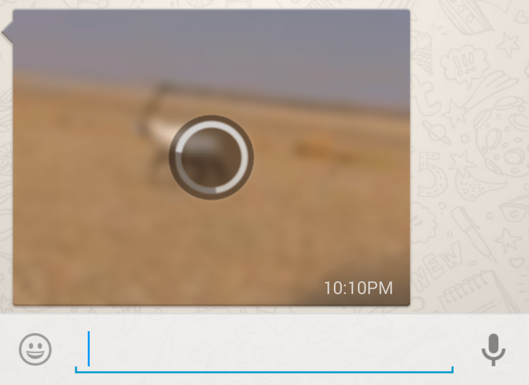 WhatsApp's Thumbnail Loading Effect
